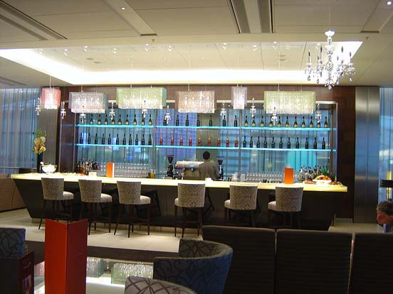 
First lounge at Heathrow Terminal 5