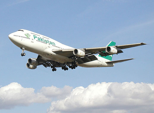 
Pakistan International Airlines Boeing 747-300. The Government of Pakistan is the majority stake-holder in the country's flag carrier.