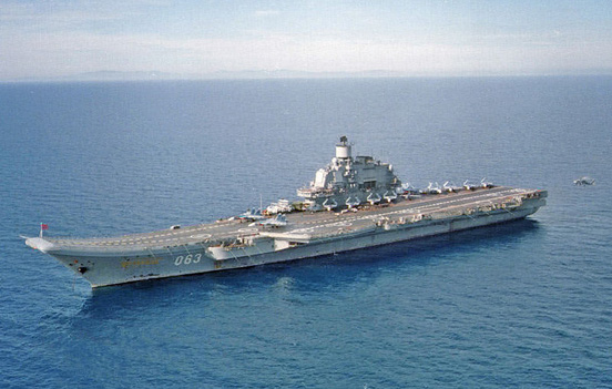 
Russian aircraft carrier Admiral Kuznetsov