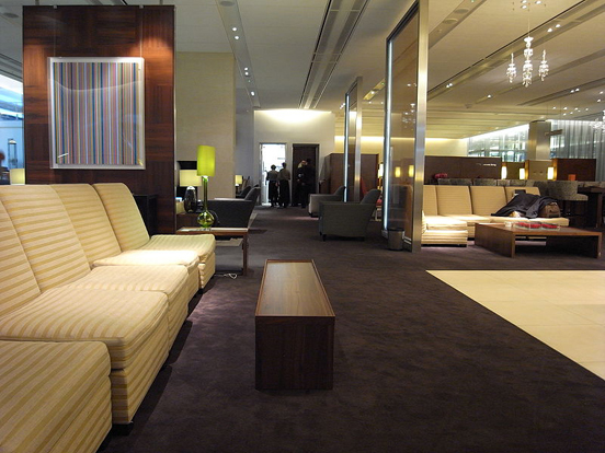 
British Airways Concorde Room lounge.