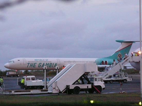 
The president of the Gambia has been using Ilyushin Il-62 since August 2005.