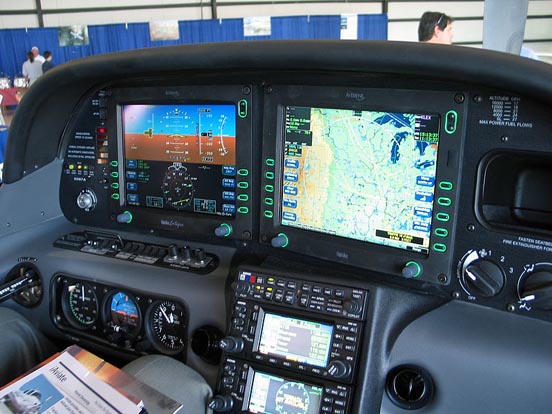 
Interior of Cirrus SR22