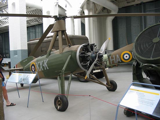 
Royal Air Force Avro Rota Mk 1 Cierva Autogiro C30 A, at the Imperial War Museum Duxford, UK.