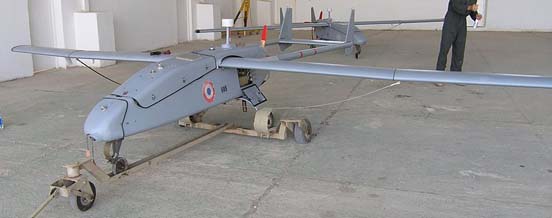 
A RQ-2 Pioneer, a reconnaissance UAV of the Romanian Air Force during the Gulf and Iraq Wars.