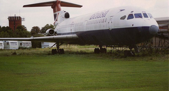 
British Airways Hawker Siddeley Trident in 1974-1984 livery with enlarged 