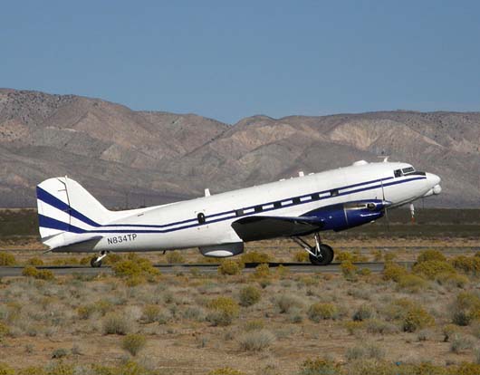 
Highly modified DC-3, a BT-67 powered by two Pratt & Whitney Canada PT6-65AR engines, now operated by the National Test Pilot School