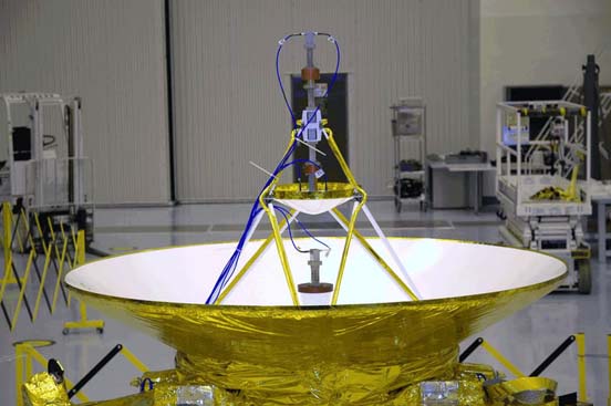 
Antennas of New Horizons (HGA, MGA and LGA).