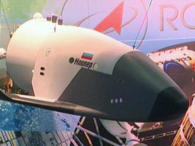 
Winged Kliper mockup at the Paris Air Show