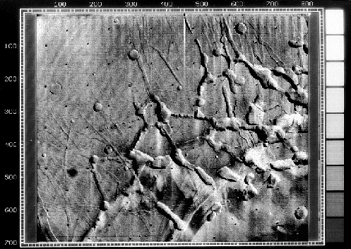
Mariner 9 view of the Noctis Labyrinthus 