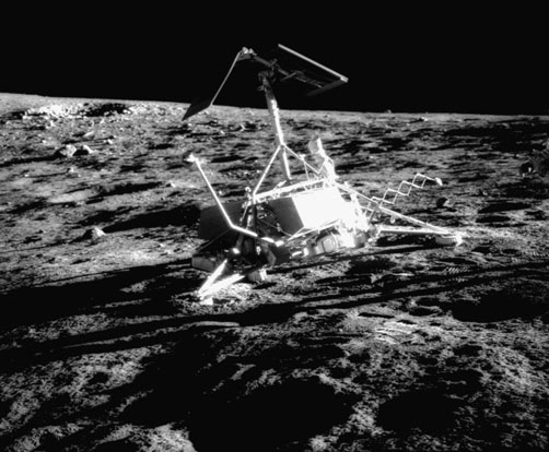 
Surveyor 3 on the moon, photographed by Alan Bean