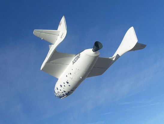 
SpaceShipOne in flight