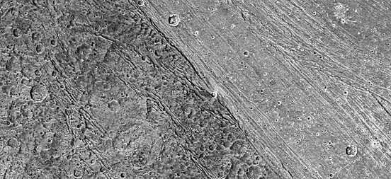 
Terrain on Ganymede