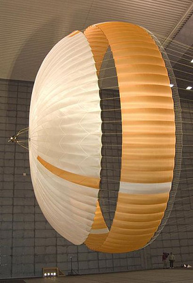 
The MSL test parachute.