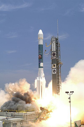 
Delta II Heavy lifting off with MER-A on June 10 2003